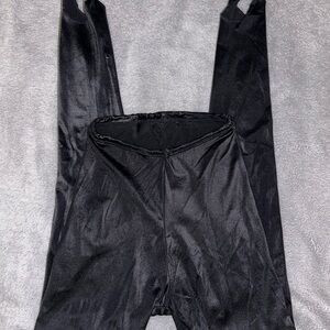 Vintage Shimano Black Leggings with stirrups